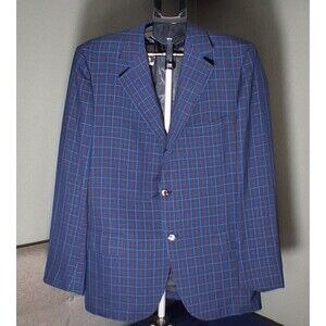 Vtg Grenadier Blazer Sport Coat Navy Blue Unstructured Perfect Condition 1971